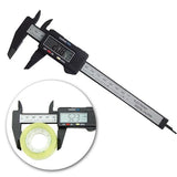 150mm Electronic Digital Caliper Ruler Carbon Fiber Composite Vernier